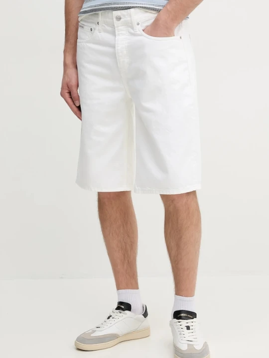 Zdjęcie produktu Calvin Klein Jeans szorty jeansowe biały