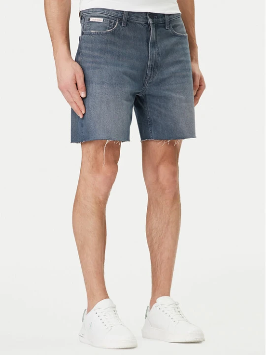 Zdjęcie produktu Calvin Klein Jeans Szorty jeansowe Classic LV04RF788G Szary Regular Fit