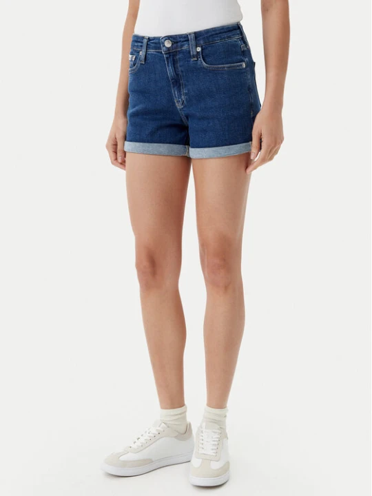 Zdjęcie produktu Calvin Klein Jeans Szorty jeansowe J20J225160 Granatowy Regular Fit