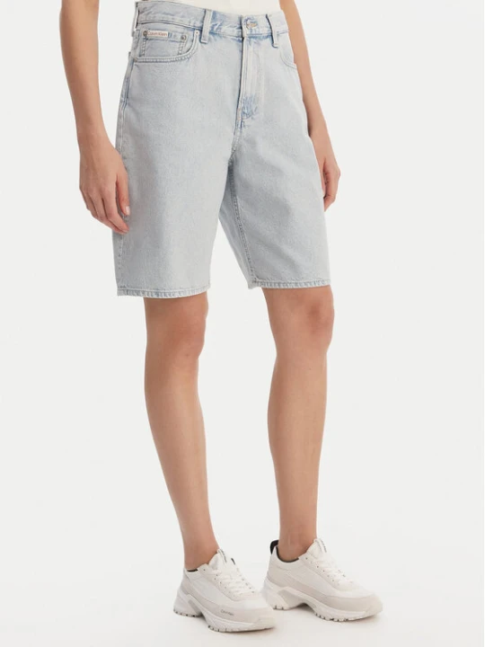 Zdjęcie produktu Calvin Klein Jeans Szorty jeansowe LV047F673G Czarny Loose Fit