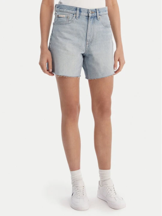 Zdjęcie produktu Calvin Klein Jeans Szorty jeansowe LV047F766G Niebieski Relaxed Fit