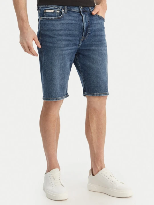 Zdjęcie produktu Calvin Klein Jeans Szorty jeansowe LV04RF922G Niebieski Regular Fit