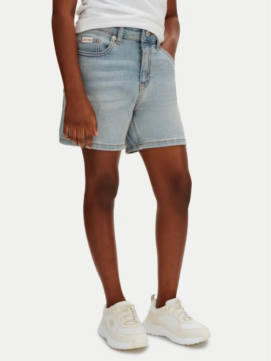 Zdjęcie produktu Calvin Klein Jeans Szorty jeansowe LVCKSJC19G Niebieski jasny Regular Fit
