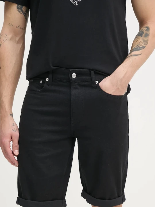 Zdjęcie produktu Calvin Klein Jeans szorty jeansowe czarny
