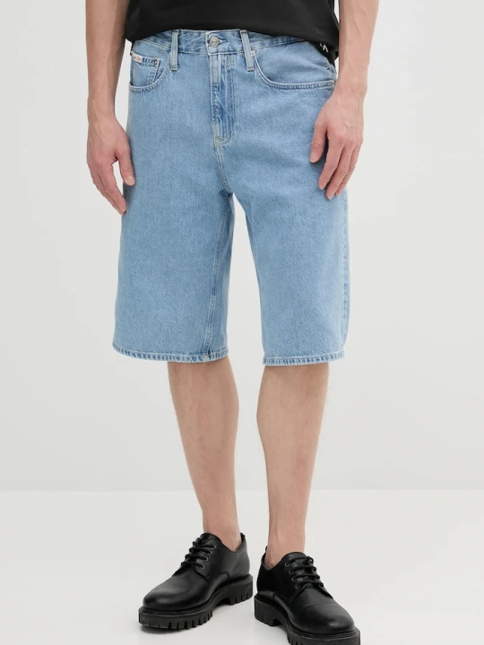 Zdjęcie produktu Calvin Klein Jeans szorty jeansowe niebieski