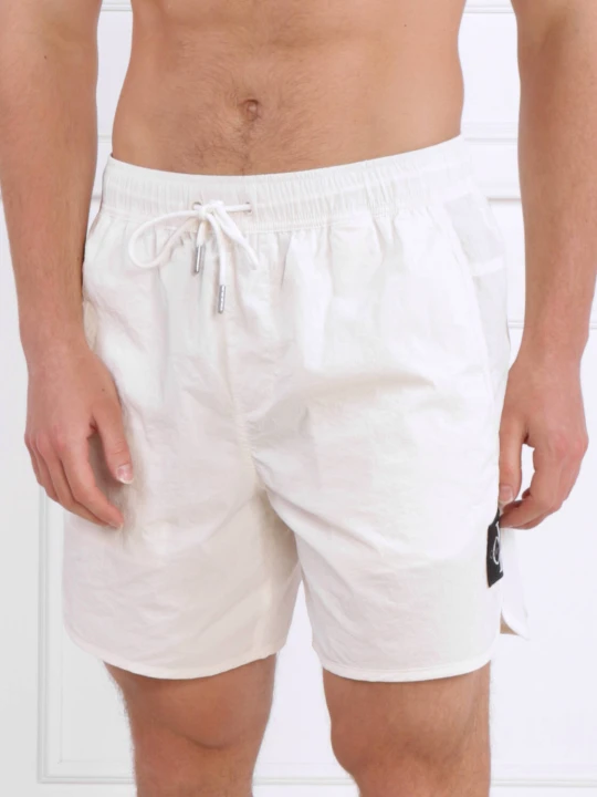 Zdjęcie produktu Calvin Klein Jeans Szorty kąpielowe NYLON WOVEN SHORT | Regular Fit biały
