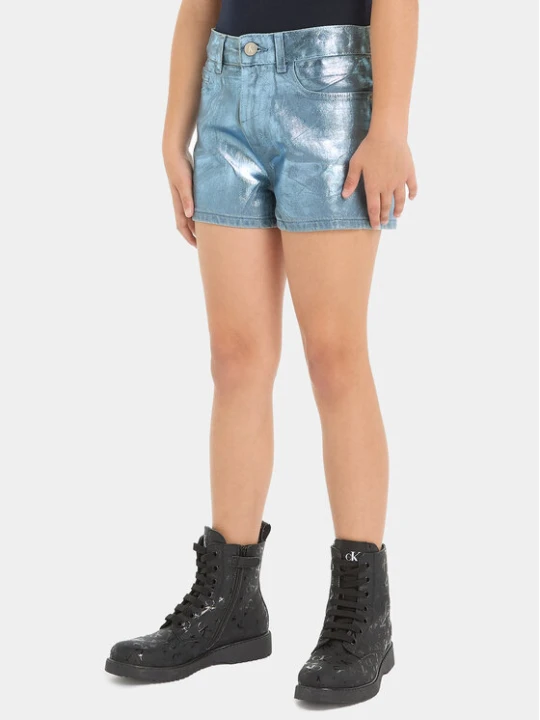 Zdjęcie produktu Calvin Klein Jeans Szorty materiałowe IG0IG02368 Niebieski Relaxed Fit