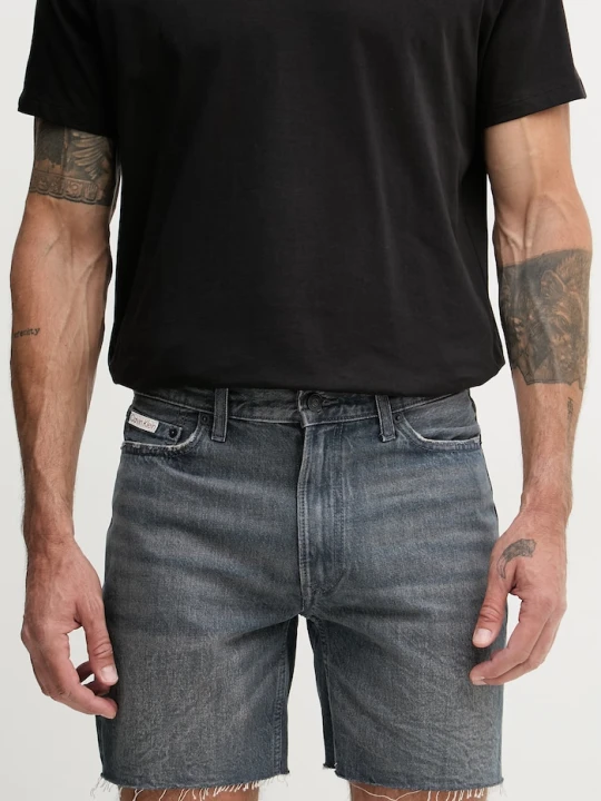 Zdjęcie produktu Calvin Klein Jeans szorty męskie jeansowe niebieski
