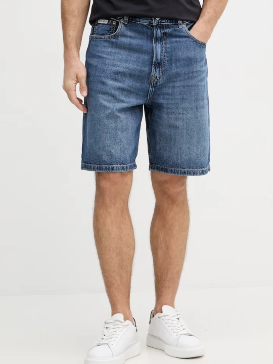 Zdjęcie produktu Calvin Klein Jeans szorty męskie jeansowe niebieski