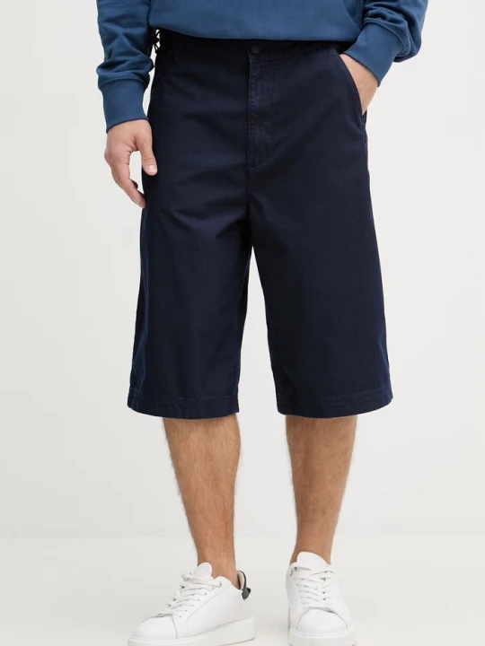 Zdjęcie produktu Calvin Klein Jeans szorty męskie z bawełną granatowy