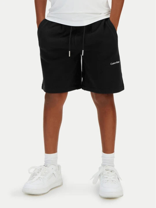 Zdjęcie produktu Calvin Klein Jeans Szorty sportowe Inst Logo LV1CKSJC50 Czarny Regular Fit