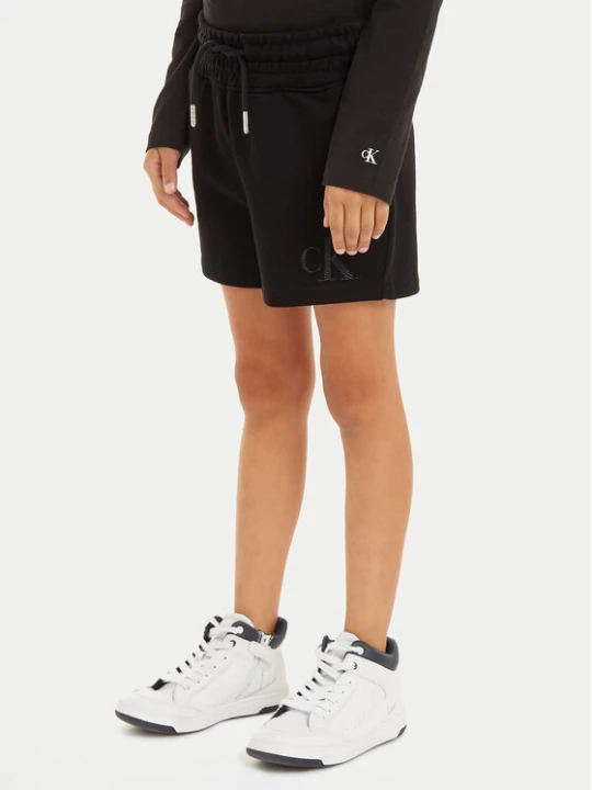 Zdjęcie produktu Calvin Klein Jeans Szorty sportowe Iridescent IG0IG02452 Czarny Regular Fit