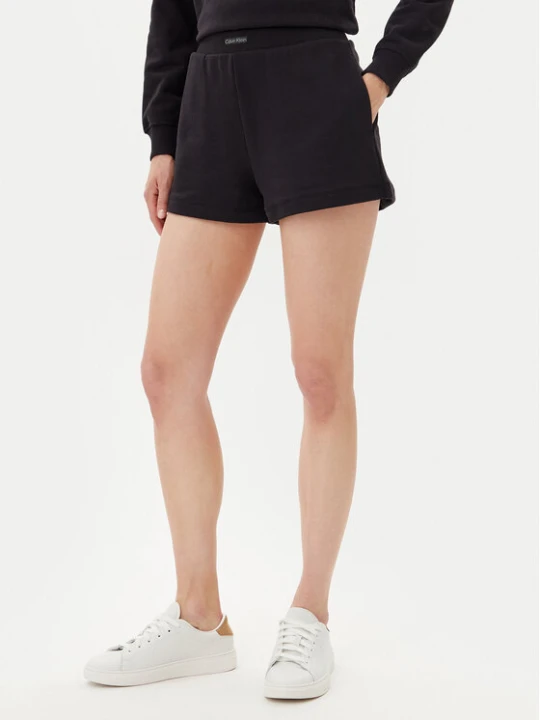 Zdjęcie produktu Calvin Klein Jeans Szorty sportowe Placed Institutional J20J225525 Czarny Regular Fit