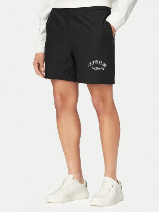 Zdjęcie produktu Calvin Klein Jeans Szorty sportowe Terry LV04RF275G Czarny Regular Fit