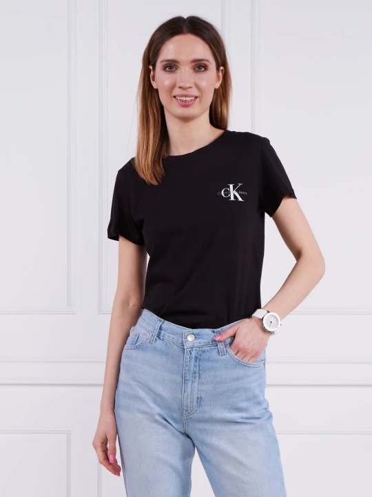 Zdjęcie produktu Calvin Klein Jeans T-shirt 2-pack MONOGRAM | Slim Fit czarny