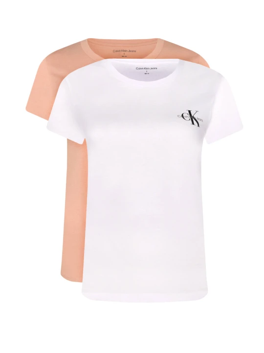 Zdjęcie produktu Calvin Klein Jeans T-shirt 2-pack | Slim Fit koralowy