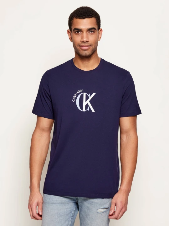 Zdjęcie produktu Calvin Klein Jeans T-shirt 2TONE CK GRAPHIC | Regular Fit granatowy
