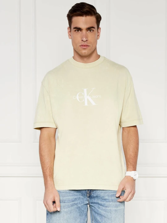 Zdjęcie produktu Calvin Klein Jeans T-shirt ARCHIVAL MONOLOGO | Regular Fit żółty