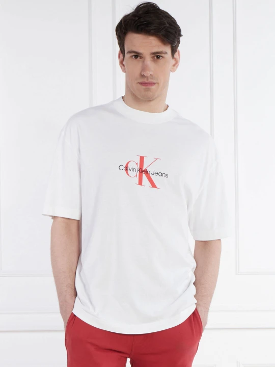 Zdjęcie produktu Calvin Klein Jeans T-shirt ARCHIVAL MONOLOGO | Regular Fit biały