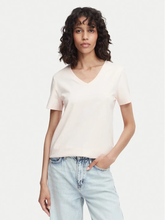 Zdjęcie produktu Calvin Klein Jeans T-Shirt Archive LV047B205G Różowy jasny Regular Fit