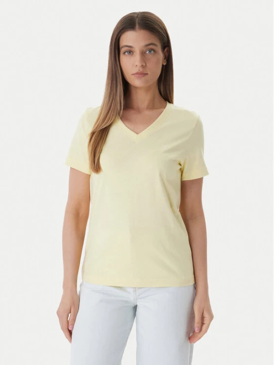 Zdjęcie produktu Calvin Klein Jeans T-Shirt Archive LV047B205G Żółty Regular Fit