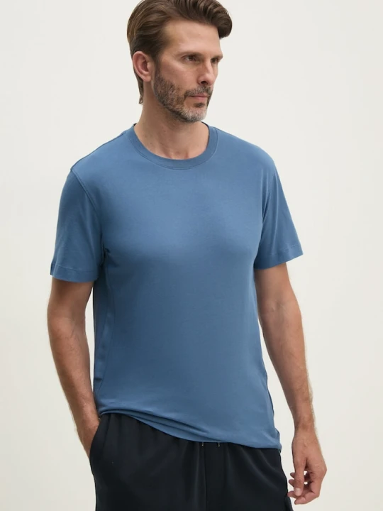 Zdjęcie produktu Calvin Klein Jeans t-shirt bawełniany niebieski