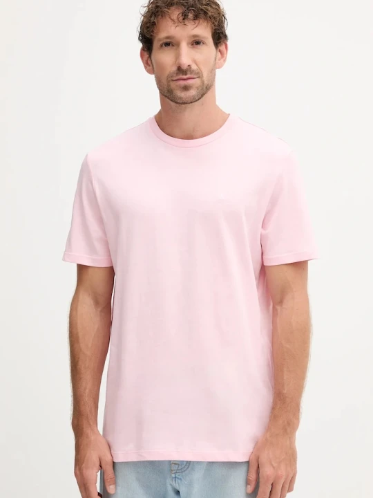 Zdjęcie produktu Calvin Klein Jeans t-shirt bawełniany różowy