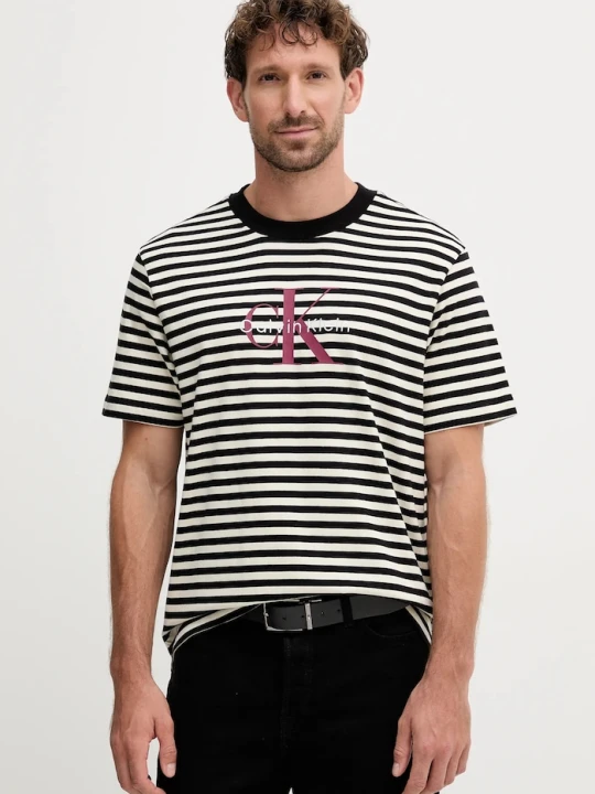 Zdjęcie produktu Calvin Klein Jeans t-shirt bawełniany czarny