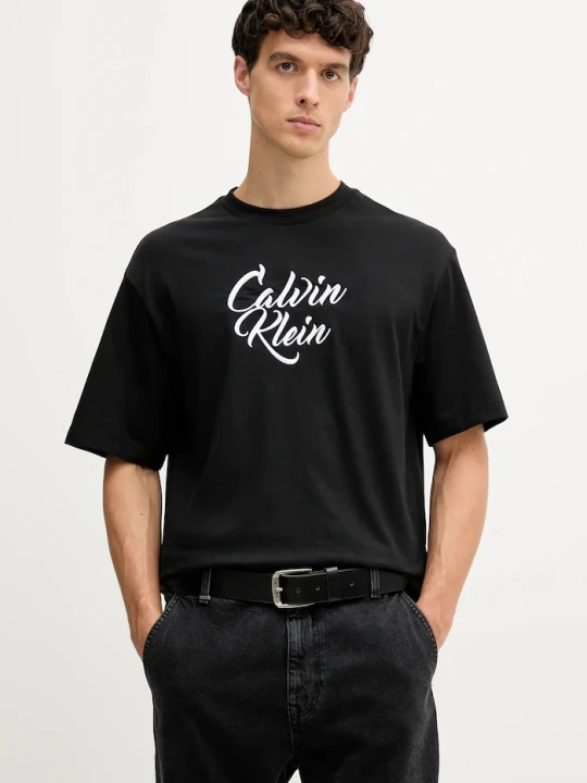 Zdjęcie produktu Calvin Klein Jeans t-shirt bawełniany czarny