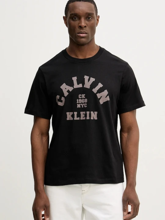 Zdjęcie produktu Calvin Klein Jeans t-shirt bawełniany czarny