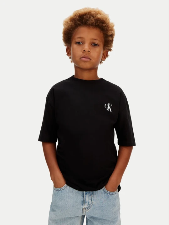 Zdjęcie produktu Calvin Klein Jeans T-Shirt Bridge LVCKSJA05B Czarny Regular Fit