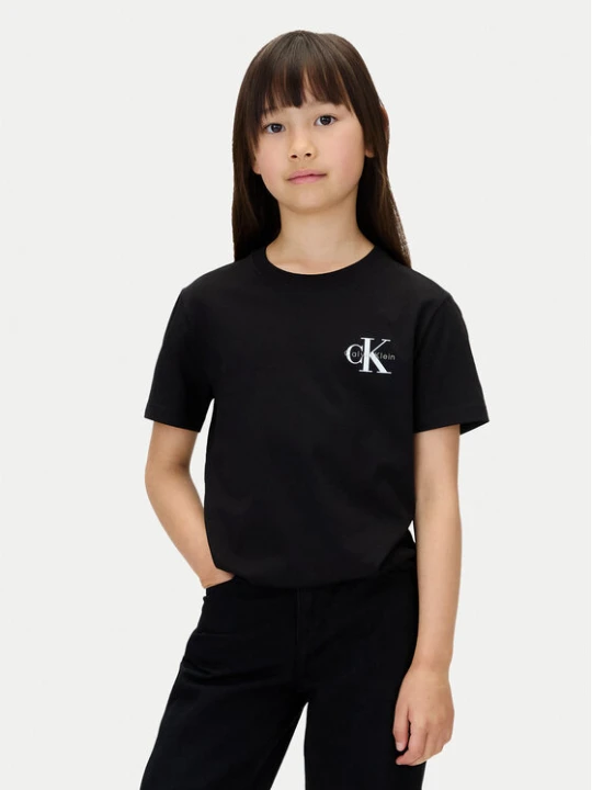 Zdjęcie produktu Calvin Klein Jeans T-Shirt Chest Monologo IU0IU00719 Czarny Regular Fit