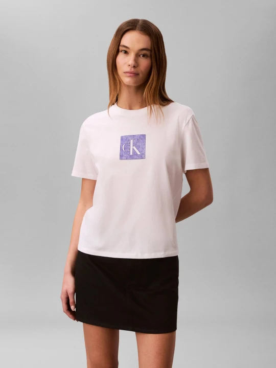 Zdjęcie produktu Calvin Klein Jeans T-shirt | Classic fit biały