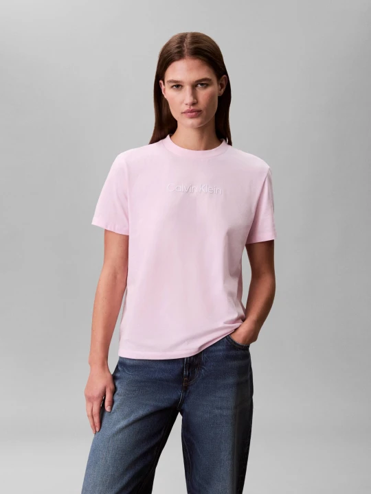 Zdjęcie produktu Calvin Klein Jeans T-shirt | Classic fit pudrowy róż