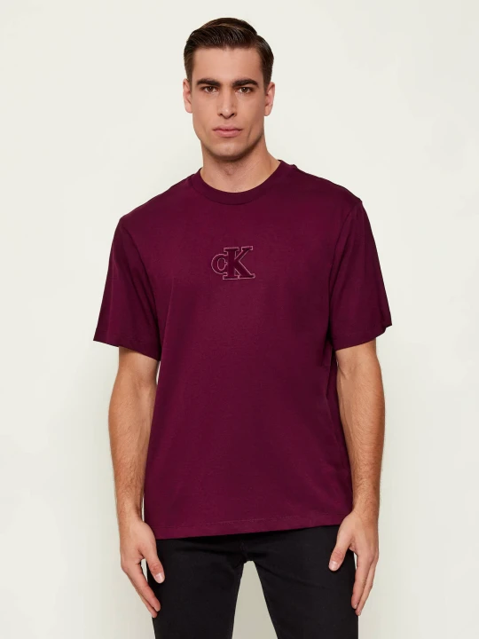 Zdjęcie produktu Calvin Klein Jeans T-shirt | Classic fit fioletowy