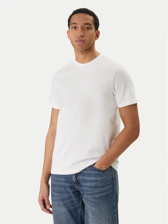 Zdjęcie produktu Calvin Klein Jeans T-Shirt Classic Monogram LV04RD254G Biały Regular Fit