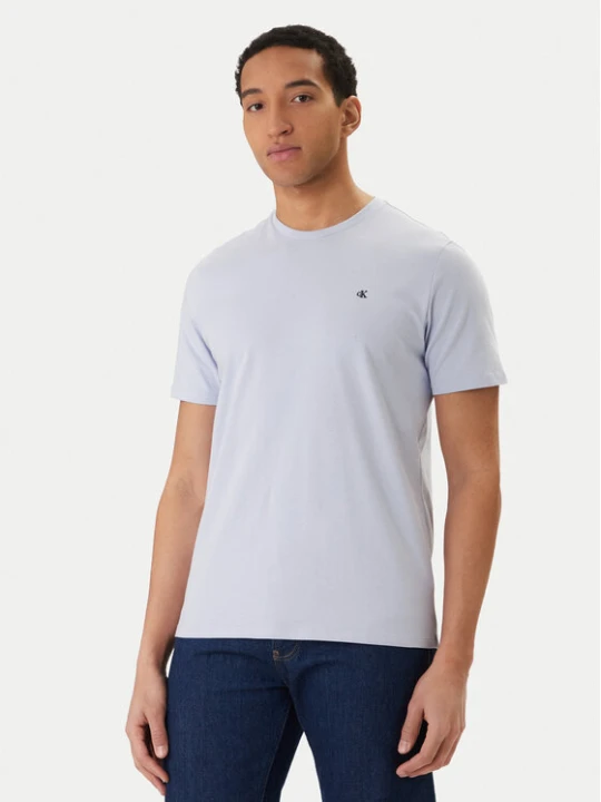 Zdjęcie produktu Calvin Klein Jeans T-Shirt Classic Monogram LV04RD254G Fioletowy Regular Fit