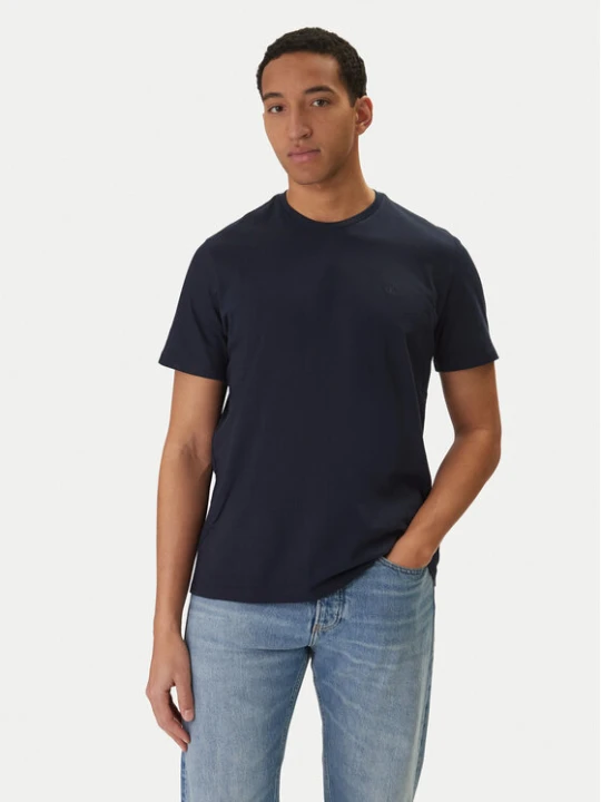 Zdjęcie produktu Calvin Klein Jeans T-Shirt Classic Monogram LV04RD254G Granatowy Regular Fit