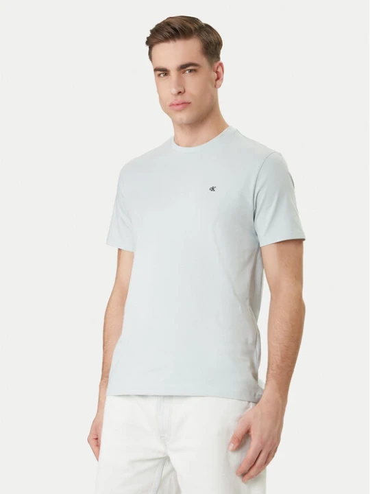 Zdjęcie produktu Calvin Klein Jeans T-Shirt Classic Monogram LV04RD254G Zielony Regular Fit