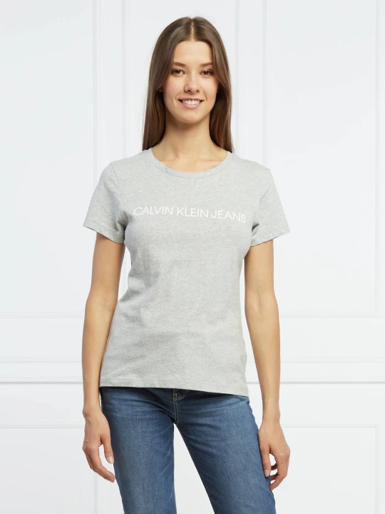 Zdjęcie produktu Calvin Klein Jeans T-shirt CORE INSTITUTIONAL | Regular Fit popielaty