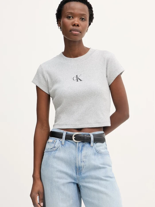 Zdjęcie produktu Calvin Klein Jeans t-shirt damski szary