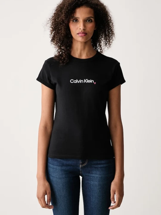 Zdjęcie produktu Calvin Klein Jeans T-shirt damski z bawełną czarny