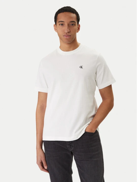 Zdjęcie produktu Calvin Klein Jeans T-Shirt Easy Monologo LV04RC275G Biały Regular Fit