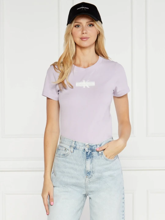 Zdjęcie produktu Calvin Klein Jeans T-shirt Faded | Slim Fit fioletowy