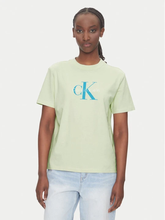 Zdjęcie produktu Calvin Klein Jeans T-Shirt Hero LV047B865G Beżowy Regular Fit
