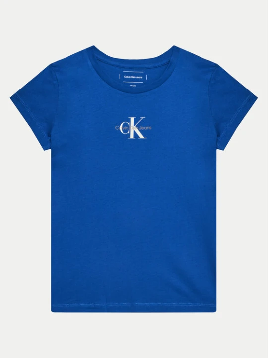 Zdjęcie produktu Calvin Klein Jeans T-Shirt IG0IG01470 Niebieski Slim Fit