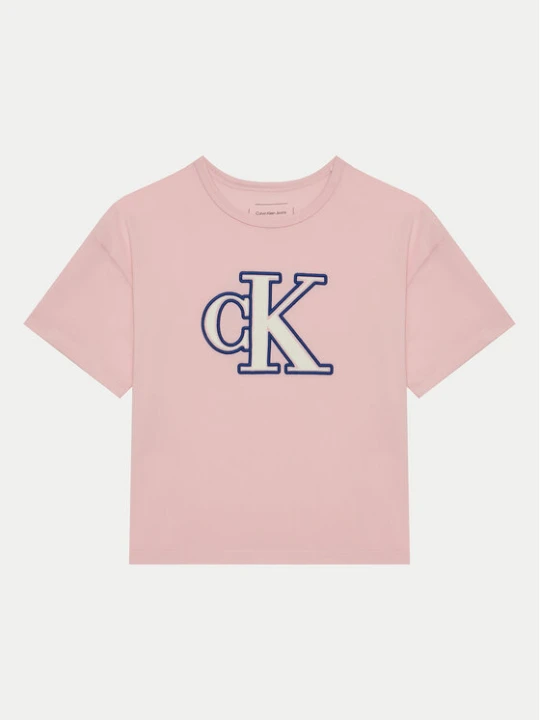 Zdjęcie produktu Calvin Klein Jeans T-Shirt IG0IG02806 Różowy Boxy Fit