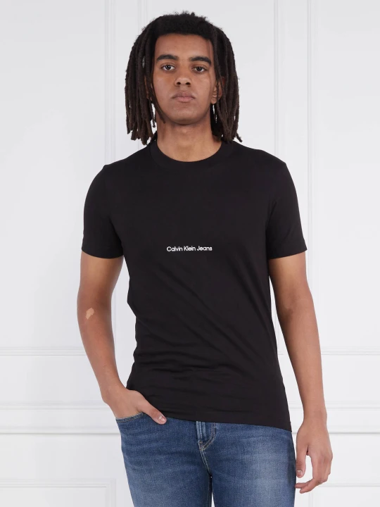 Zdjęcie produktu Calvin Klein Jeans T-shirt INSTITUTIONAL | Regular Fit czarny