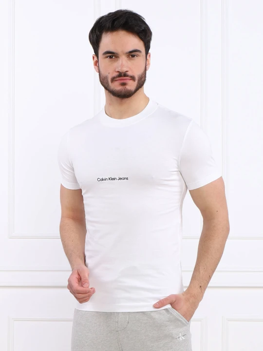 Zdjęcie produktu Calvin Klein Jeans T-shirt INSTITUTIONAL | Regular Fit biały