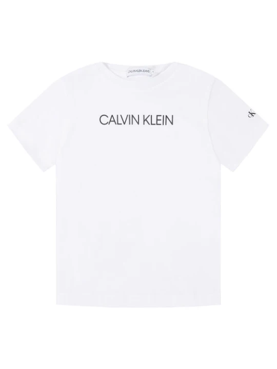 Zdjęcie produktu Calvin Klein Jeans T-Shirt Institutional SS IB0IB00347 Biały Regular Fit